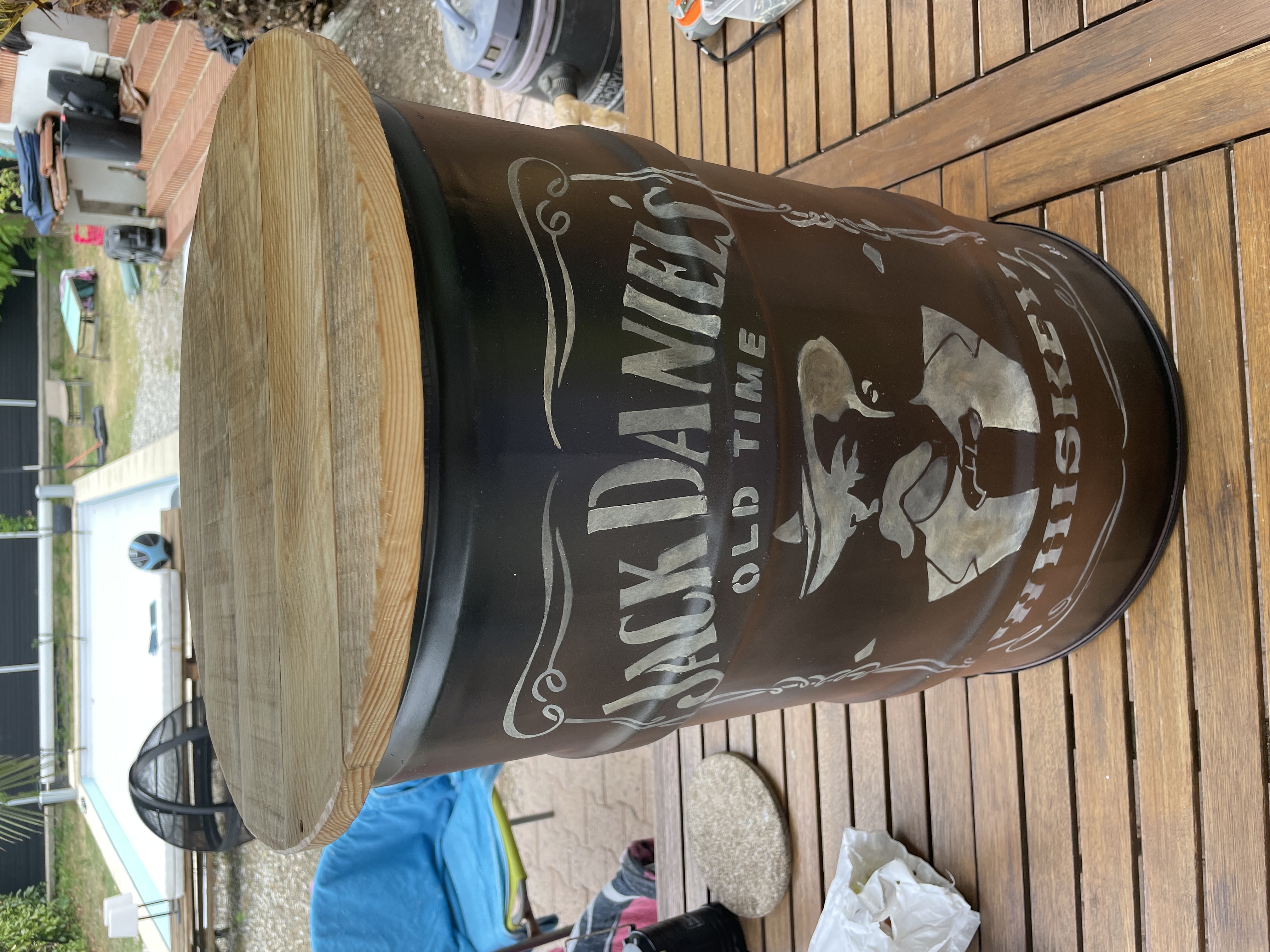 Bidon coffre jack daniels